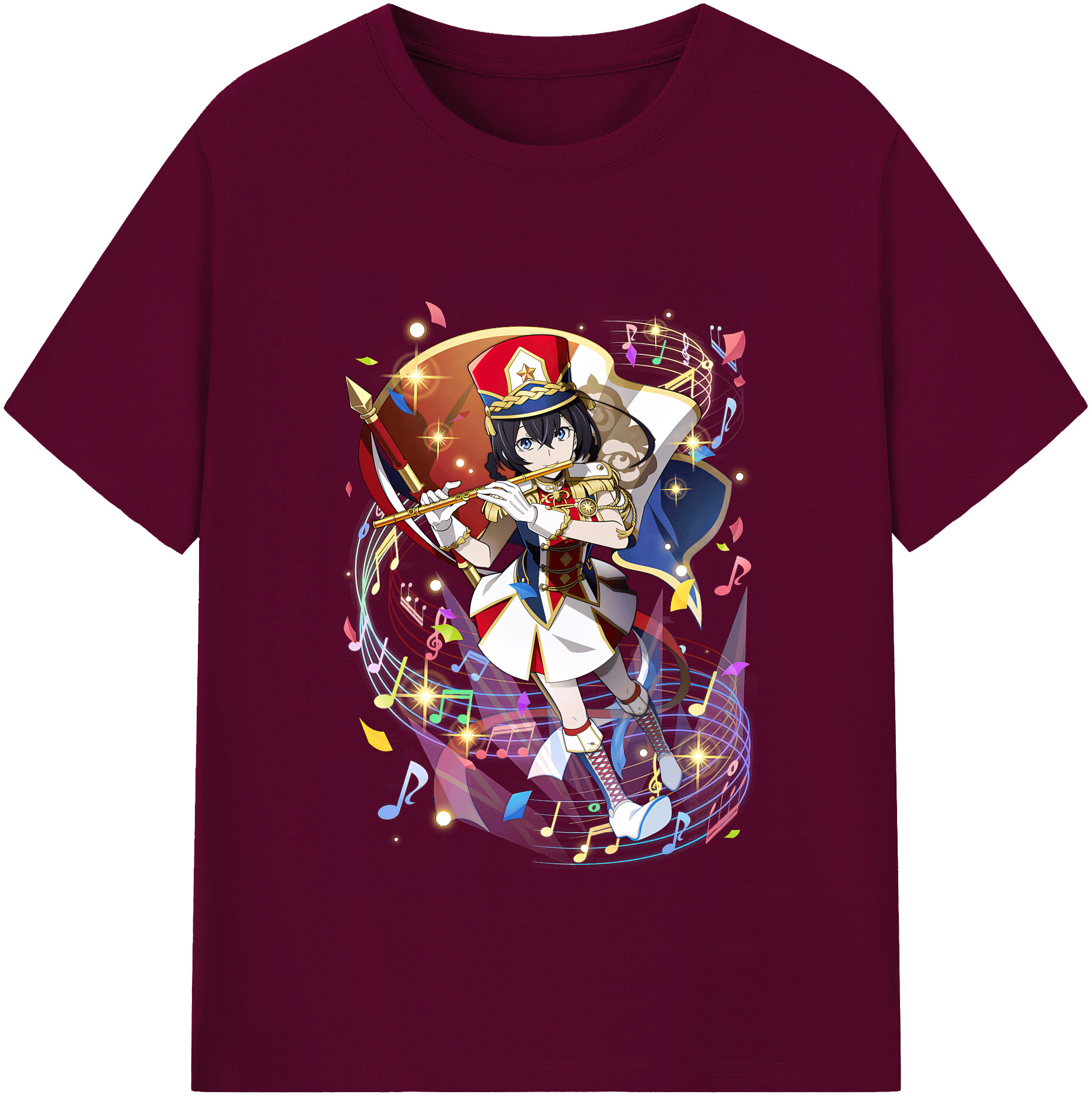 （画像用） 文豪ストレイドッグス Bungo Stray Dogs レディースカジュアルプリントTシャツ（綿100％）